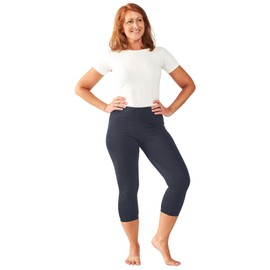 Maggie's Organic Cotton Midcalf Leggings - Base Layer Legging (as1, Alpha, m, Regular, Regular, Heather Grey, Medium, Regular)