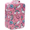 Sachi Insulated Junior Lunch Tote, Unicorns, Pink 11 cm*19.5 cm*