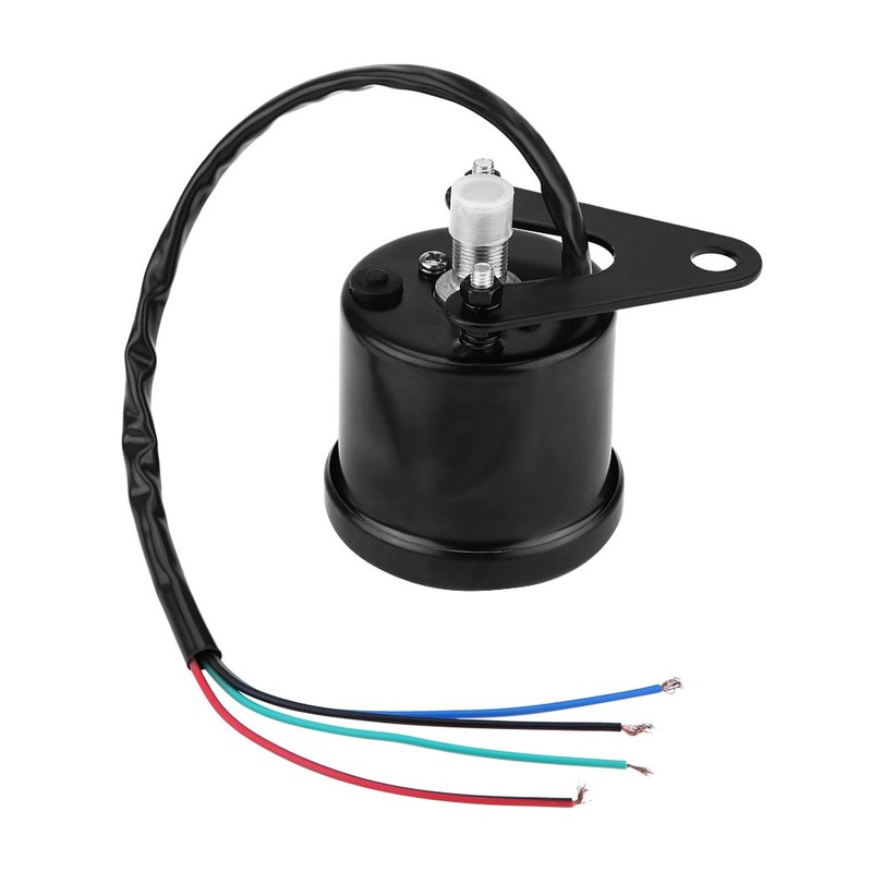 Speedometer, 12V DC Universal Motorcycle Waterproof LED Backlight Digital Speedometer