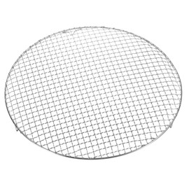 HARFINGTON Round Cooking Rack 16-inch 201 Stainless Steel Cross Wire Barbecue Grill Net with 20mm Legs for Cooking Baking Steaming BBQ