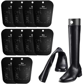 Taasmoog Boot Shape Inserts, Pack of 10 Boot Shape Inserts, High Boot Support, Boot Shaper, Moulding Inserts, High Boot Support, Boots, High Support for Men and Women, black