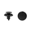 sourcing map 20Pcs 7mm Hole Car Black Plastic Mudguard Clip
