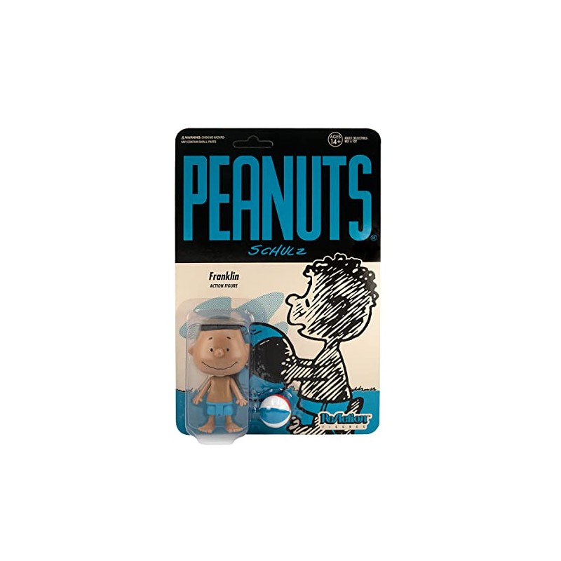 Super7 Reaction Peanuts® Franklin Figurine