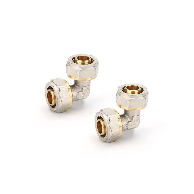 Pack of 2 90° Screw Fitting Angle for Diameter 16