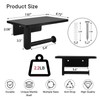 Toilet Paper Holder with Natural Marble Shelf for Bathroom Washroom,Wall