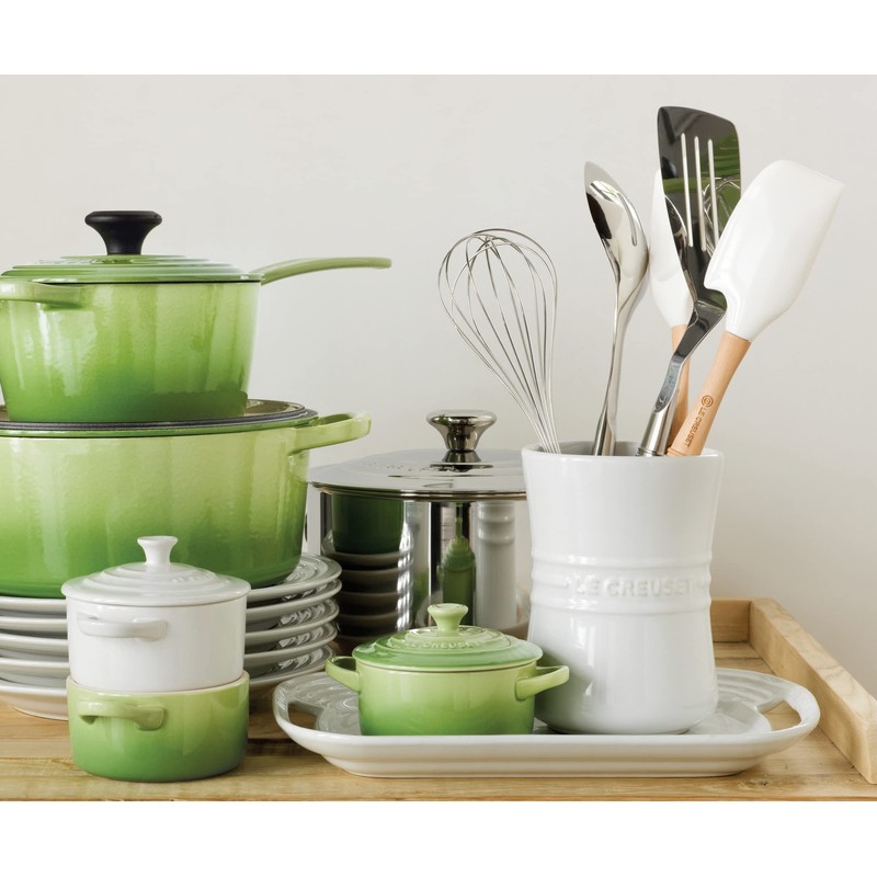 Le Creuset Stoneware Mini Round Cocotte, 8 oz., Palm