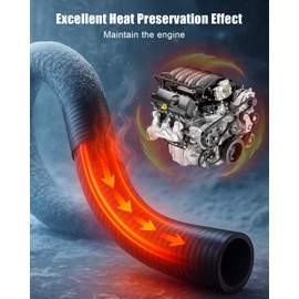 TIKSCIENCE HVAC Heater Hose Fit for Ford Escape 1.6L L4-Gas SE Titanium 2014 2015 2016 SEL 2013 Replace CV6Z-18472-AB CV6Z-18472-F CV6Z-18472-S, Heater Water Supply Hose