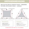AXT SHADE Awning Waterproof Triangle Right Angle 3 x 3
