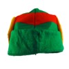 Novelty Giant Santa's Helper Striped Elf Hat With Cloth Ears