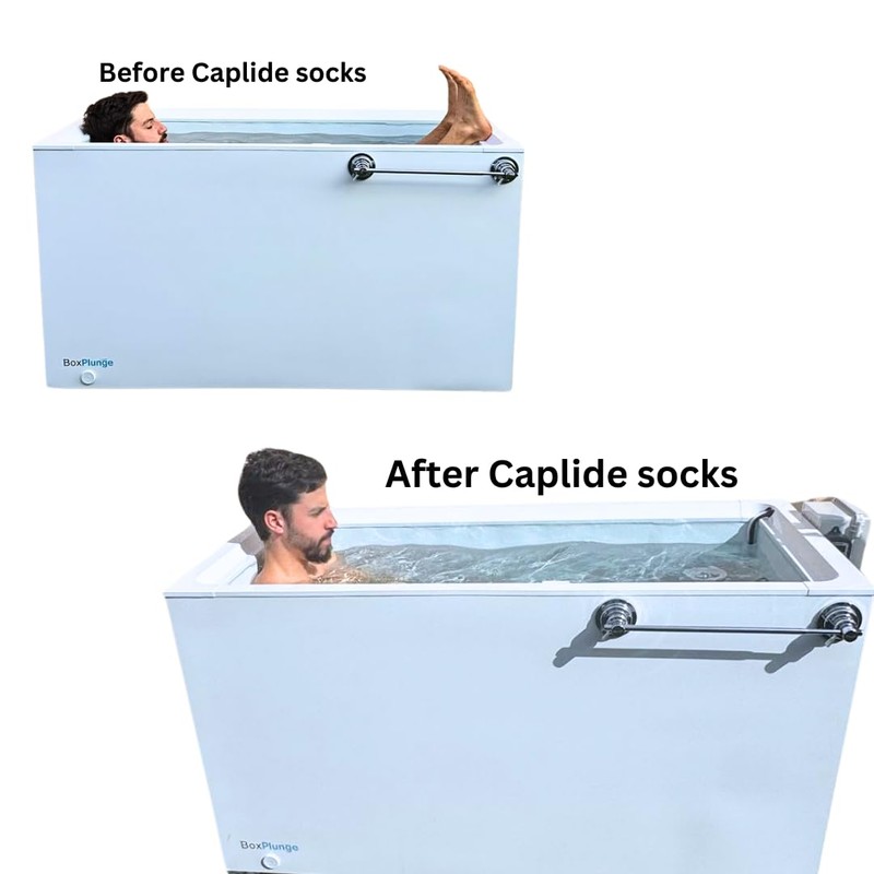 Ice Bath Toe Covers, Cold Water Immersion Protection, (Medium (Fits