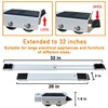 Appliance Rollers Heavy Duty,Max 32in,Second Generation Extendable Appliance Rollers Mobile