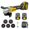 RhovixStar Brushless Angle Grinder Cordless, 3/8 Inch Battery Grinder Power