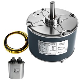 ​​5KCP39EGS070S Replacement Condenser Fan Motor 1/4HP 1100 RPM w/Capacitor - Replaces Carrier, HC39GE237, 5KCP39EGY823S, Genteq GE3905, Dayton 6DLL0, Bryant Payne HC39GE234A​​
