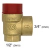 '12128 VARIOSAN Membrane Safety Valve 1/2 3 Bar for Closed