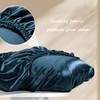 Manyshofu Satin Pillowcases for Hair Protection - 1Pcs Navy Blue
