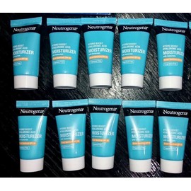 Neutrogena Hydro Boost Hyaluronic Moisturizer w/Sunscreen SPF 50 Travel Sz Lot