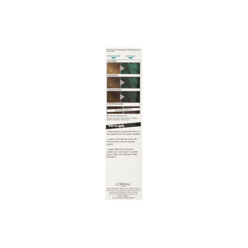 L'Oreal Colorista Wash Out 10 Turquoise