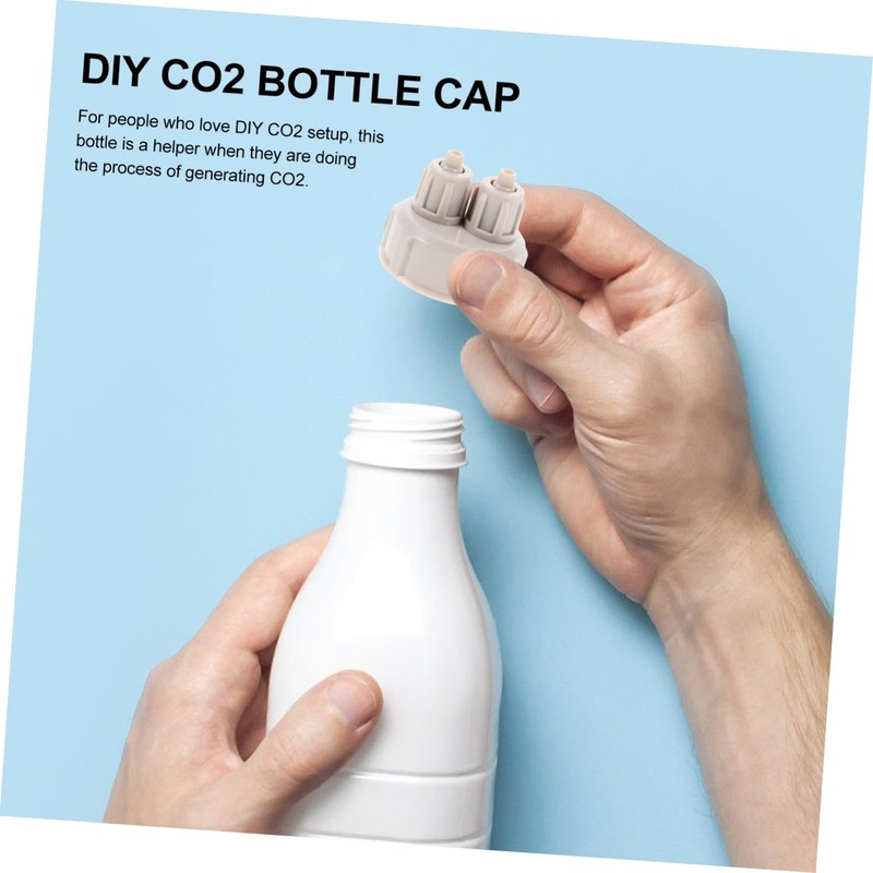 ORFOFE Aquarium Co2 System Pro Tube Guage Bottle Cap Air