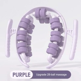 28 Wheel Leg Massager Roller Ring Clamp Roller for Cellulite Lymphatic Drainage