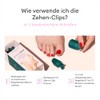 Manucurist - 10 Zehennagel Nagellackentferner Clips - Zubehör zum Entfernen