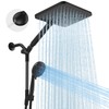 Dual Handheld Shower Head Combo, 2-in-1 Rain Shower Heads System