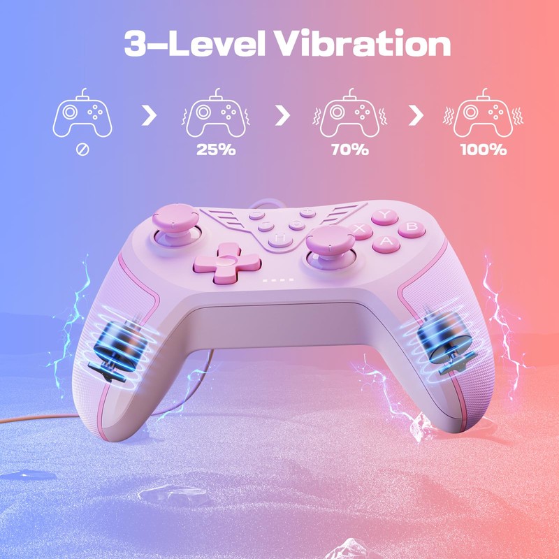 RivalPlay Wired Controller for PC with 2 Mapping Button Adjustable