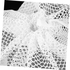 Outanaya 2Pcs Pump Filter Bags Durable Mesh Filtration Pouch for Fish Tanks Ponds Easy to Clean Prevents Debris Damage with Drawstring Closure