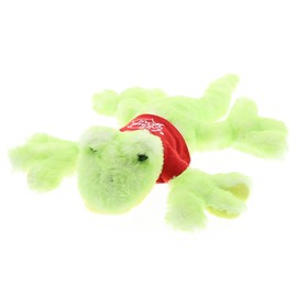 DolliBu I Love You Green Gecko Lizard Plush - Cute Stuffed Animal with Red Shirt and with Name Personalization for Valentine, Anniversary, Romantic Date - 13.5 Inches