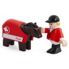 BRIO 33793 - Pferd mit Reiter, Bauernhof Tiere