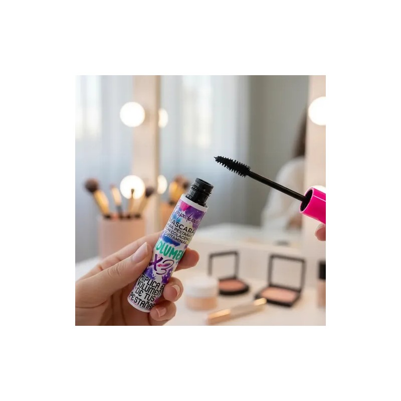 Kit 2 Rímel Empoderada Volumen X3 Con Colágeno Y Vitaminas