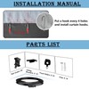 RoomDarkning Room Divider Curtains with Ceiling Track, 95% Blackout Heavy