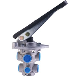 WQSING E-3 Single Circuit Foot Brake Valve 277863 KN22100 w/Treadle for Bendix Velvac 034038 for Haldex KN22100X IHC 428186R2 428186R92 for Midland Automann 170.277863 Control Pedal
