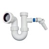 Multi-fit Sink Swivel P Trap with a 135 Degree Nozzle