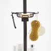 Utopia Alley Rust-Resistant Tension Pole Shower Caddy, 3 Shelves (Oil