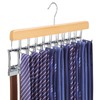 TOPIA HANGER 2 in 1 Belt Tie Hanger for Closet