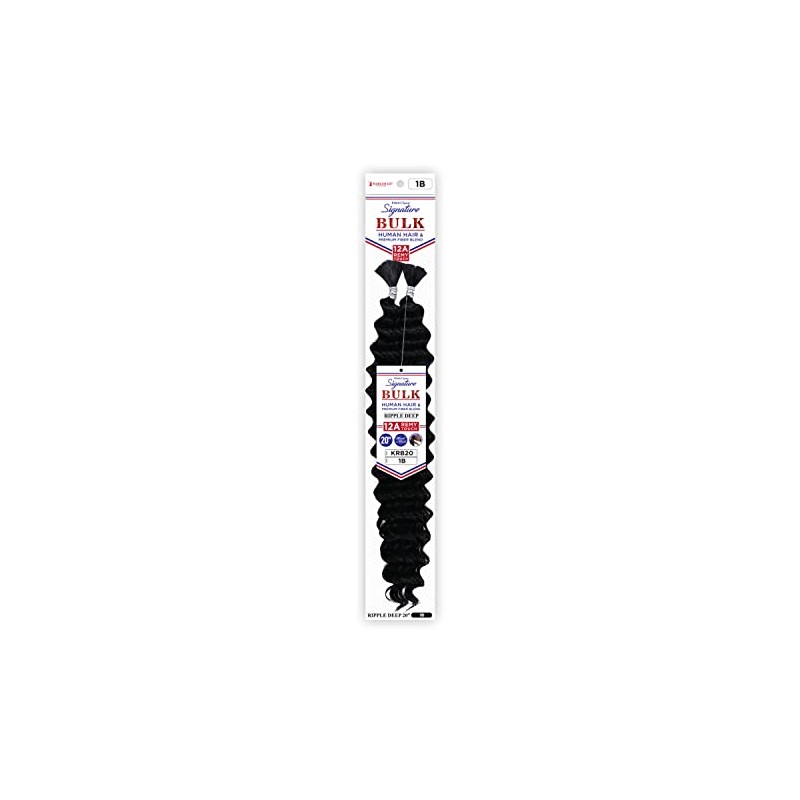 Harlem125 Human Hair Blend Braids Kima Signature Bulk Ripple Deep
