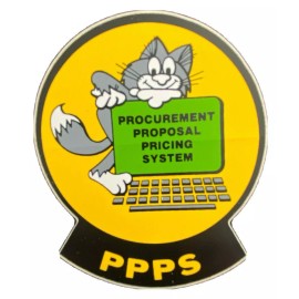 Vintage Grumman Decal / Sticker PROCUREMENT PROPOSAL PRICING SYSTEM PPPS