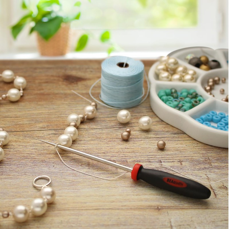 The Beadsmith Metal Awl – Rubber Grip Handle – Make