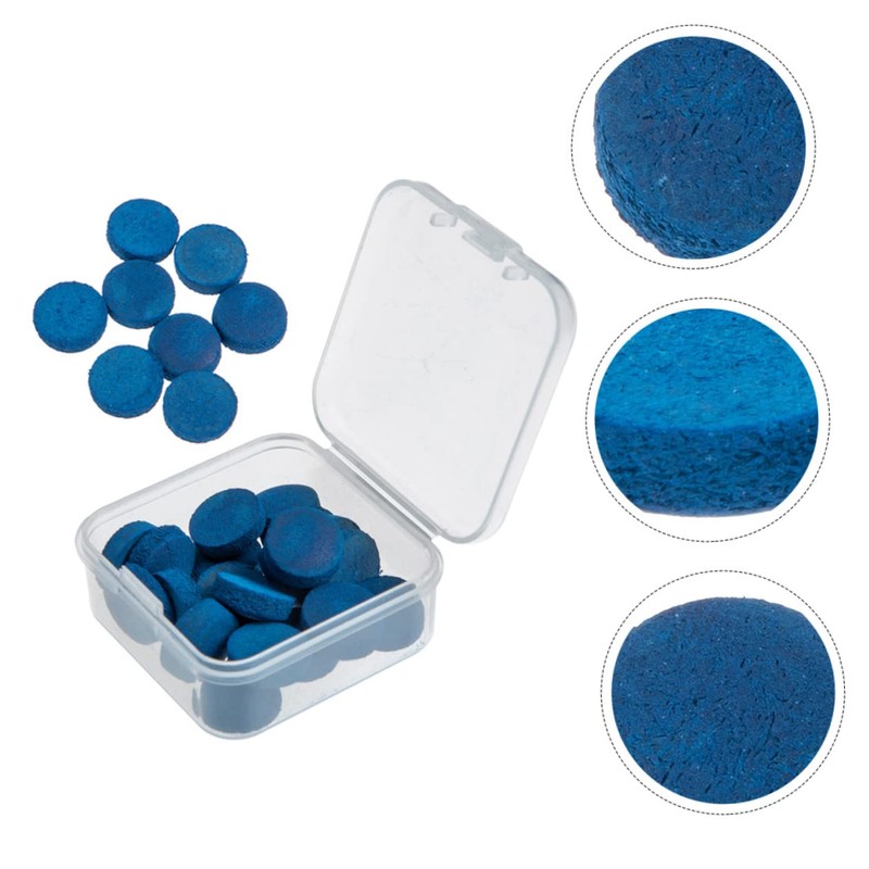 Sosoport 150pcs Billiard Tips Replacement Tips for Pool Cues Portable
