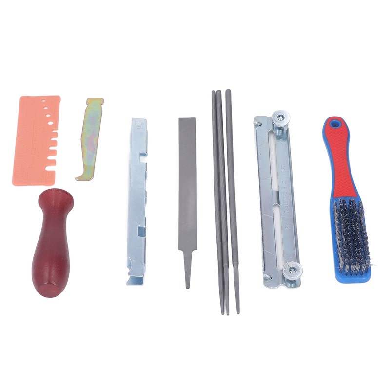 11Pcs Chainsaw Sharpener File Chain Saw Teeth Sharpening Tool Set