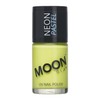 UV neon pastel yellow nail polish make-up