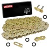 JINFANNIBI 520 X-Ring Chain with Connecting Master Link for Kawasaki