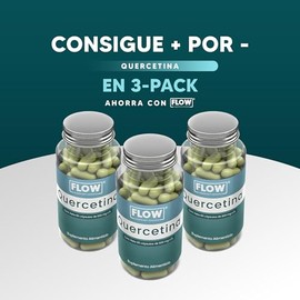 FLOW/Quercetina/Suplemento Alimenticio/Presentación Tripack/Cápsulas
