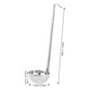MAGICLULU Heavy Duty Stainless Steel Ladle Long Handle Serving Spoon