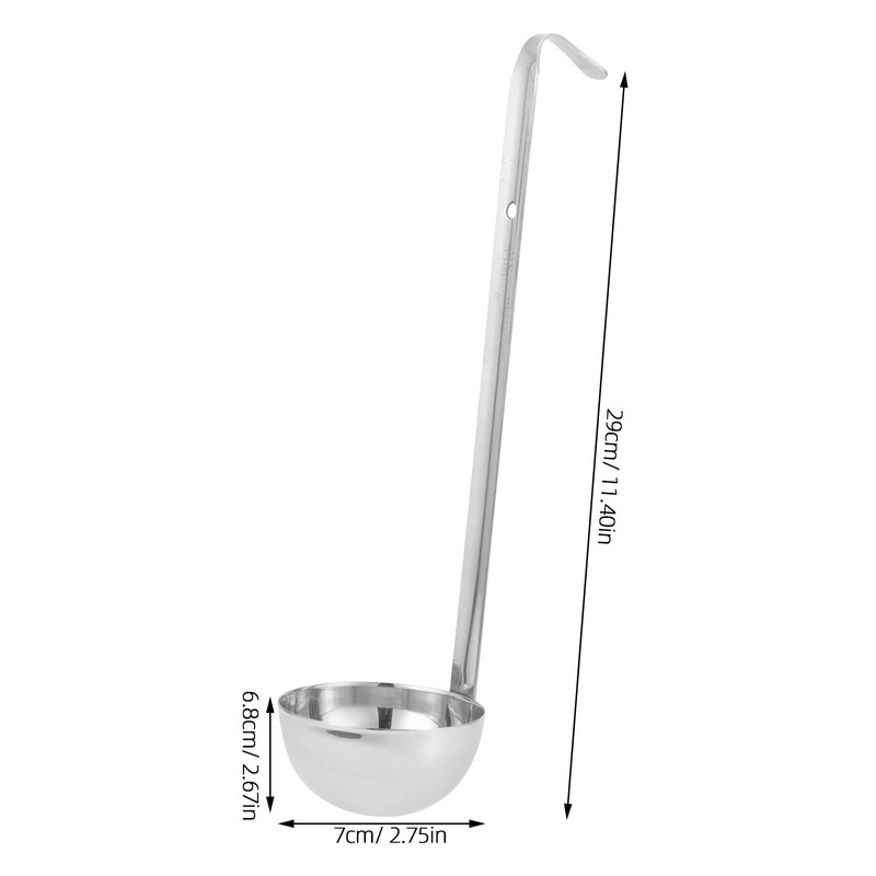 MAGICLULU Heavy Duty Stainless Steel Ladle Long Handle Serving Spoon
