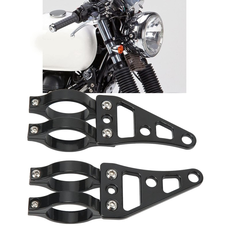 Motorcycle Headlight Bracket, 2 Pieces Fork Headlight Bracket 41mm Motorcycle