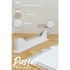 IDOBY Plastic Chopping Board Set of 3 with Stand, Three