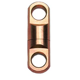 AMYSPORTS High Strength Fishing Bearing Swivels Stainless Fishing Swivel Connectors Copper Barrel Swivels for Saltwater Fishing Freshwater Fishing 10pcs 330lbs