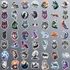 100 Pack Wolf Stickers,Wolf Decals for Kids Teens Girls,Wolf Gifts