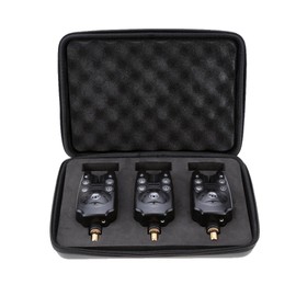 Lixada Fishing Bite Alarm Set,LED Wireless Fishing Bite and Fishing Rod with Water Resistant Adjustable Sound Alarm (Pack of 3)